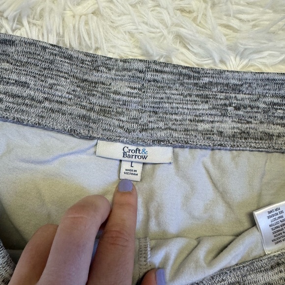 3/20 Croft & Barrow Skort Gray Skort Gray Athletic Skort Gray Skirt - Picture 3 of 7